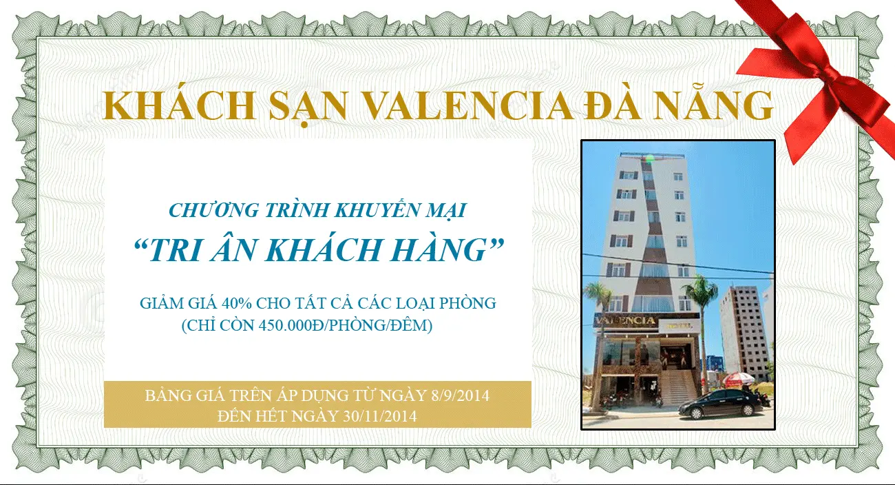 khach san valencia khuyen mai